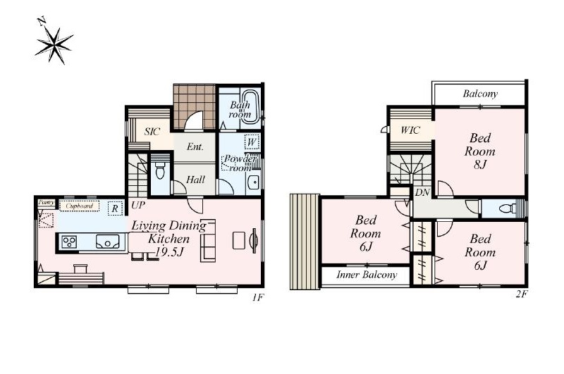 建築参考プランA号棟